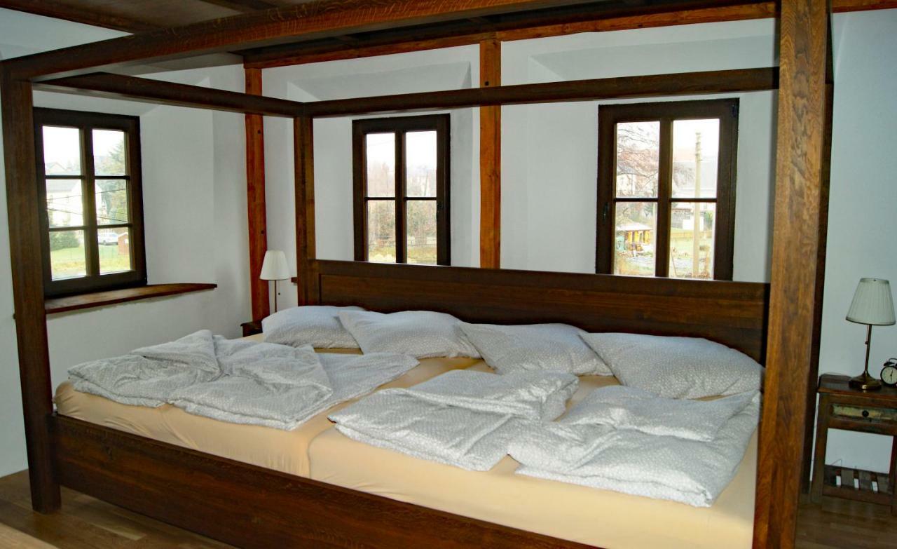 Ferienwohnung Laternenstube Mit Familienbett - Rittergut Leppersdorf Ngoại thất bức ảnh